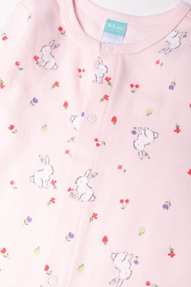 3 Pack Babygrow Set Pink (1)