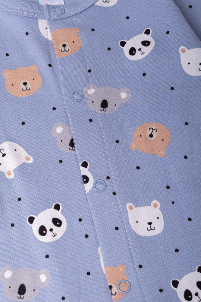 3 Piece Babygrow Set Blue