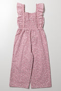Floral Ditsy Jumpsuit Pink