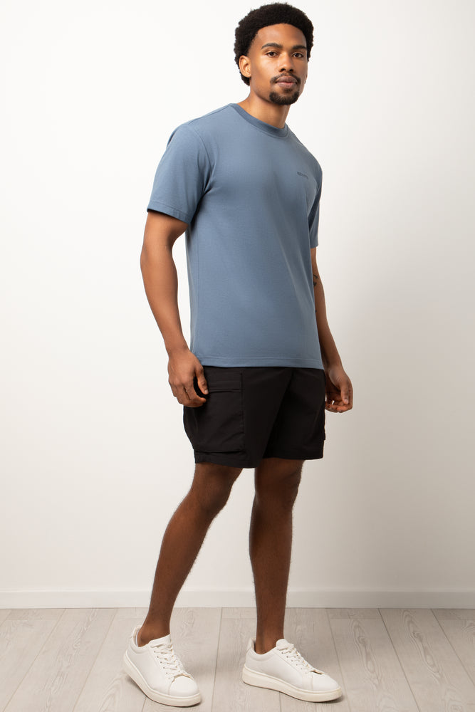 Relaxed Short Sleeve T-Shirt Blue