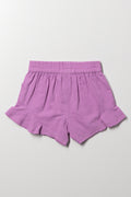 Frill Shorts Lilac (2)