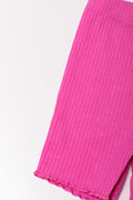 Rib Cycle Shorts Set Peach And Pink (2)