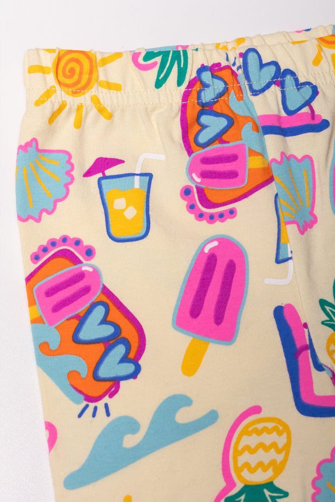 Cycle Short Set Yellow (2)