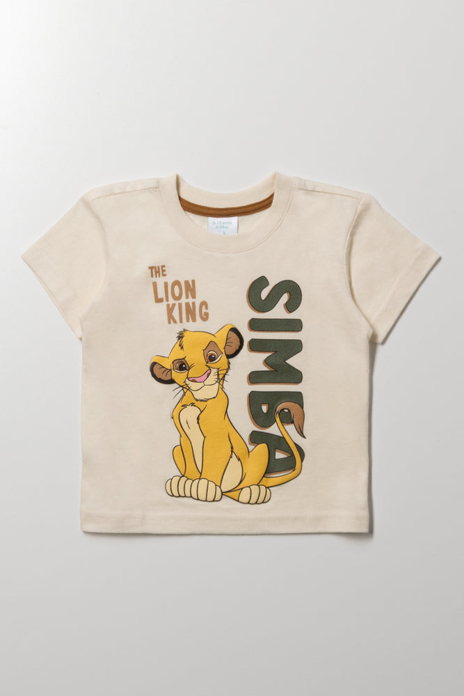 Simba Short Sleeve T-Shirt Cream
