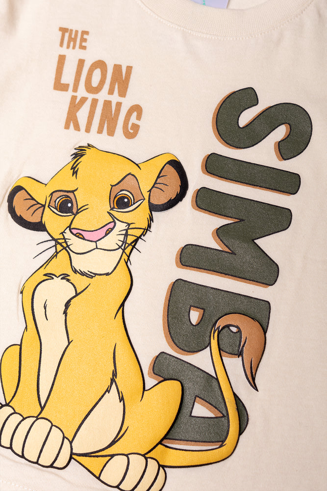 Simba Short Sleeve T-Shirt Cream