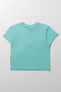 Paw Patrol Short Sleeve T-Shirt Aqua (2)
