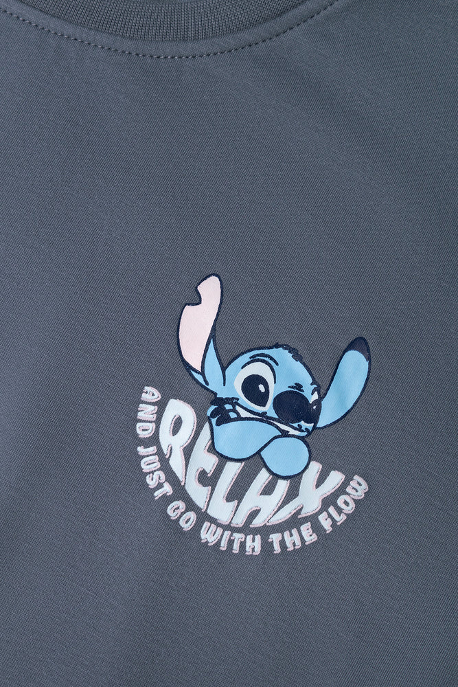 Stitch Top Charcoal