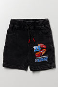 Cars Denim Shorts Black