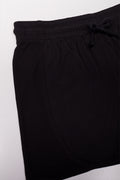 Rib Inset Shorts Black (1)