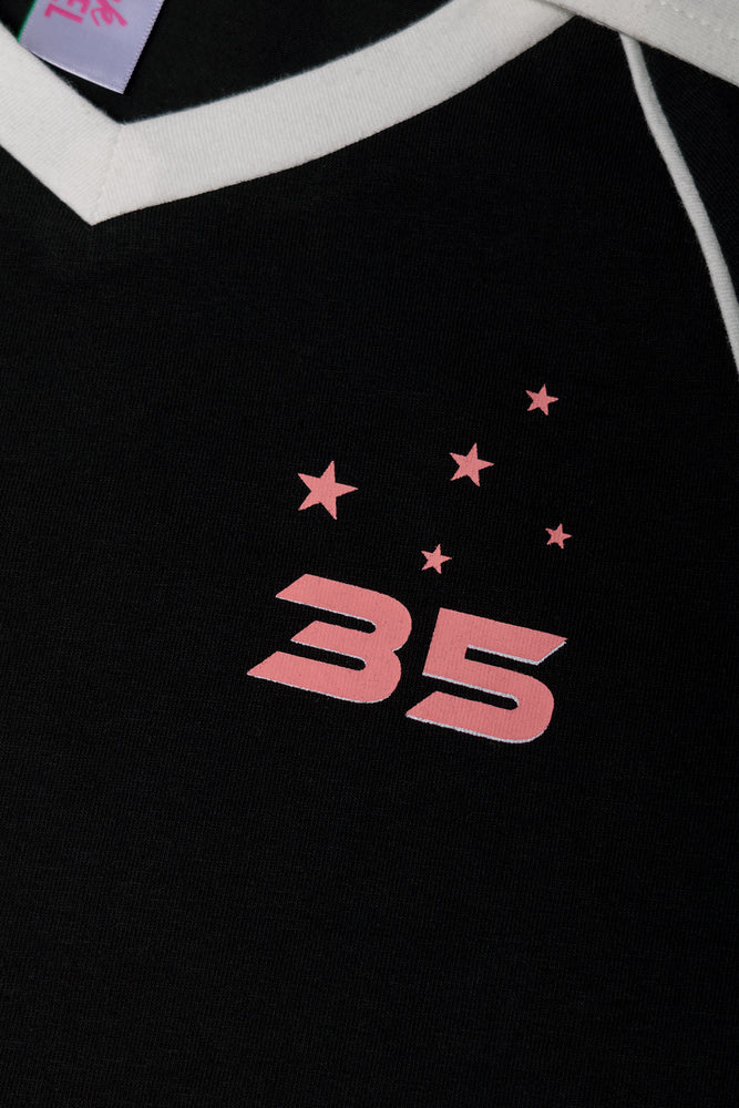 Collar Top Black & White (1)