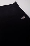 Wide Waist Flare Leggings Black (1)