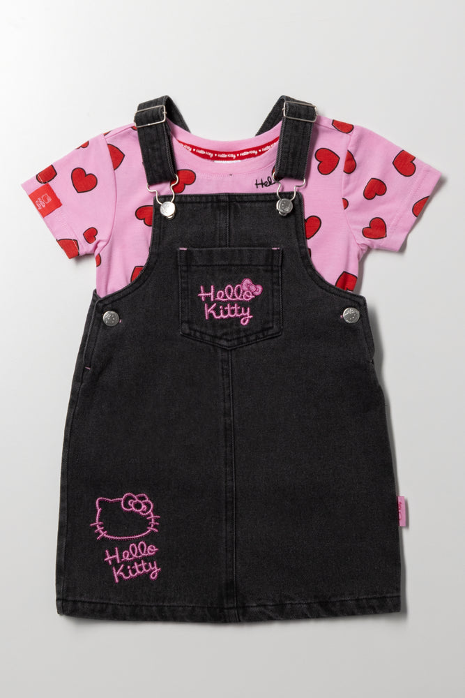 Hello Kitty Pinni Set Black