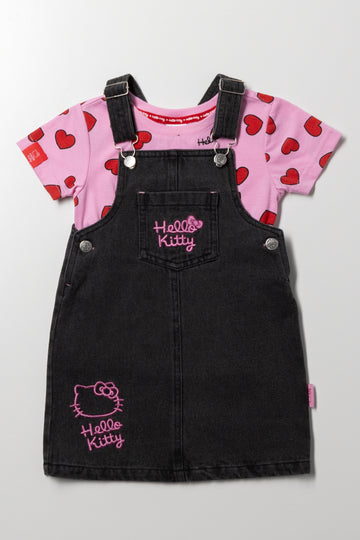Hello Kitty Pinni Set Black