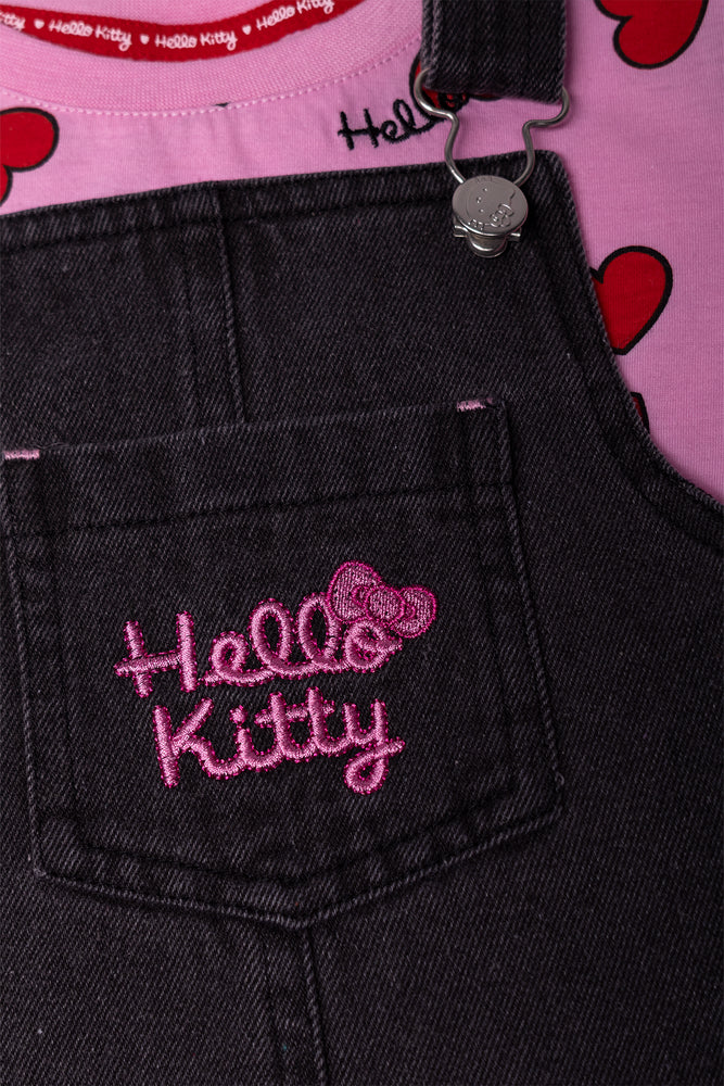 Hello Kitty Pinni Set Black