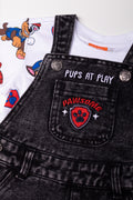 Paw Patrol Denim Dungaree Set Black (1)