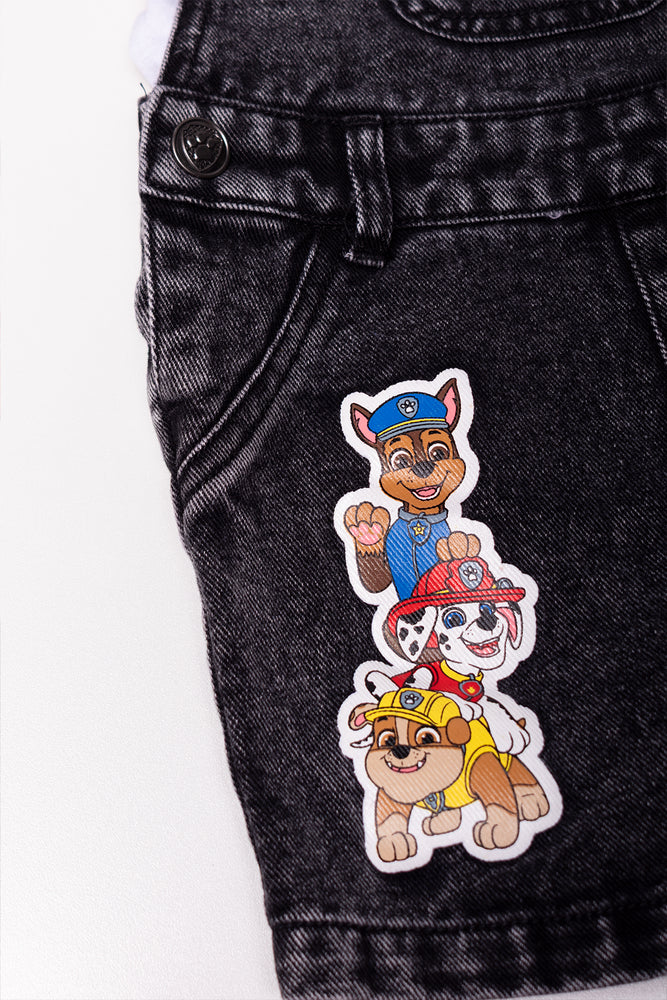 Paw Patrol Denim Dungaree Set Black (2)