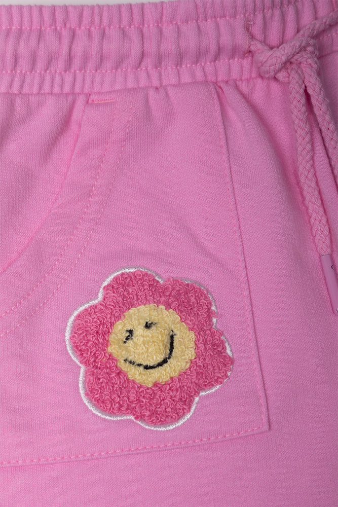 Smiley Shorts Pink
