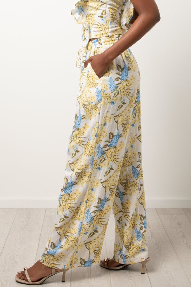 Linen Pants Butter Yellow