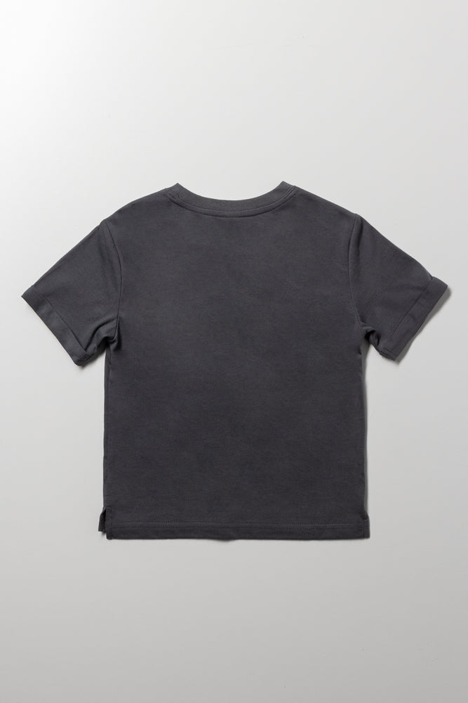 Short Sleeve T-Shirt Charcoal (2)