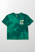 Tie Dye Short Sleeve T-Shirt Green