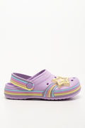 Light Up Star Clogs Lilac (1)