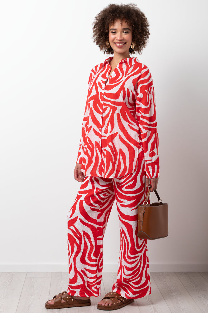 Long Sleeve Shirt Red