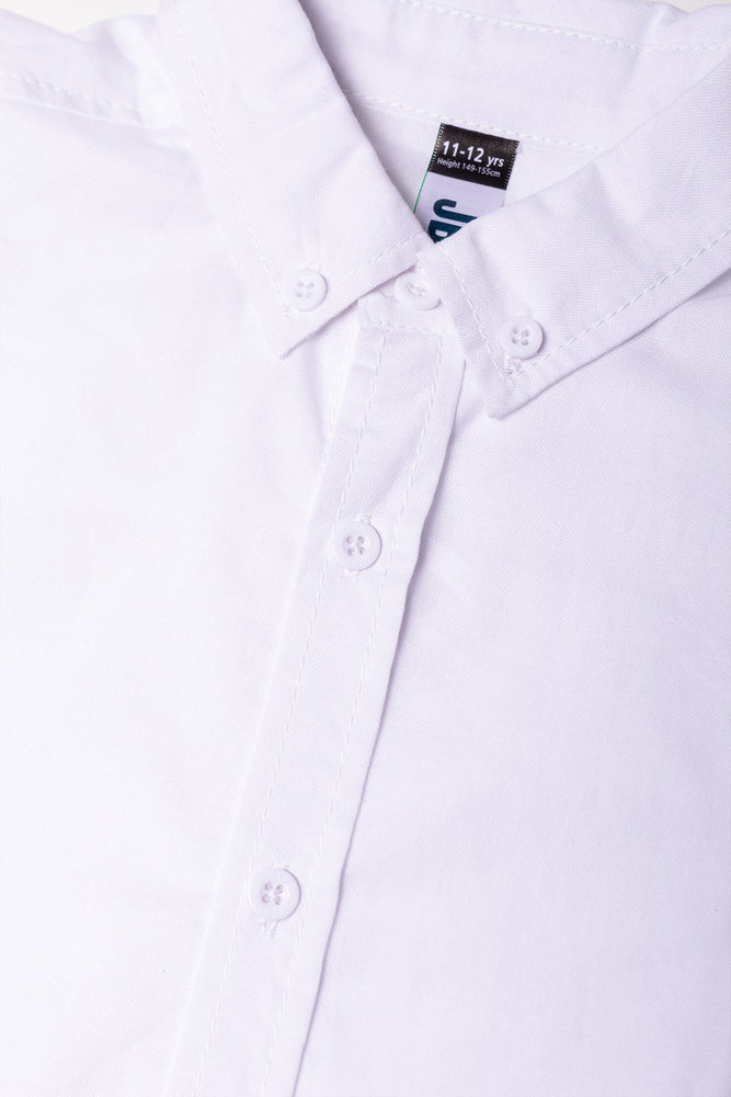 Long Sleeve Oxford Shirt White (2)