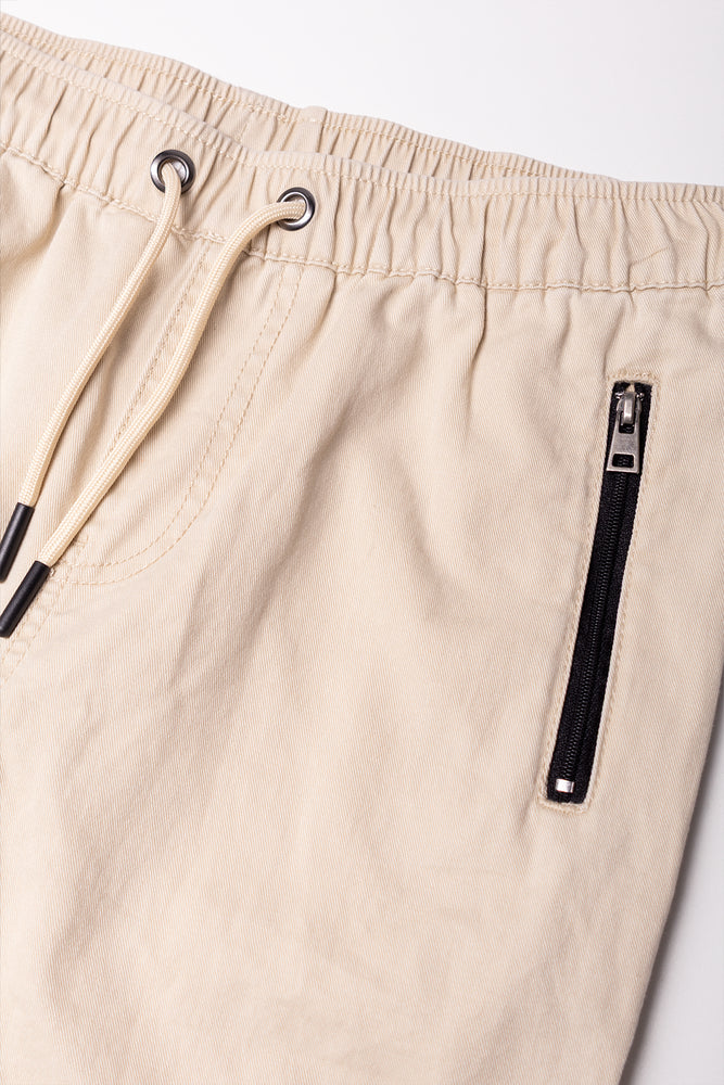 Cargo Jogger Pants Natural