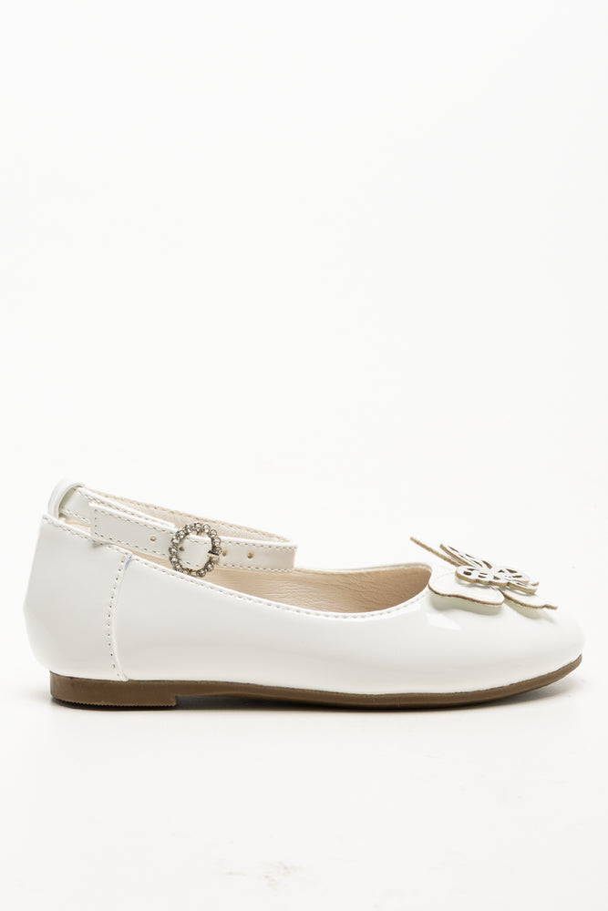 Ankle Strap Pumps White