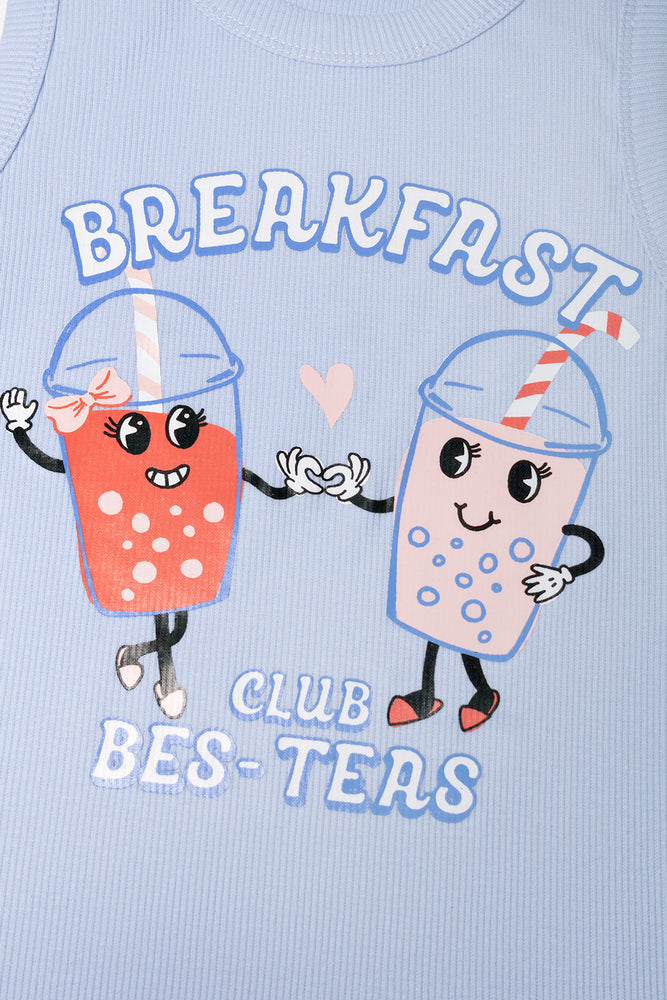 Besties Short Pyjama Set Blue