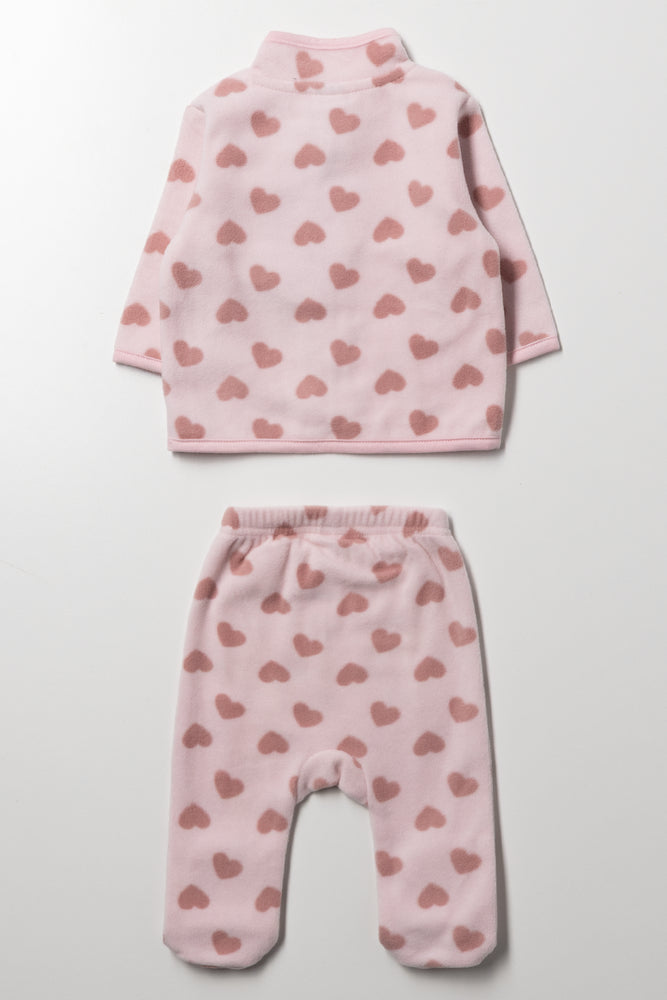 Micro Fleece Set Pink (3)