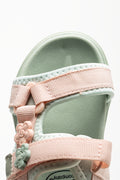Flower Adventure Sandals Green And Pink (4)