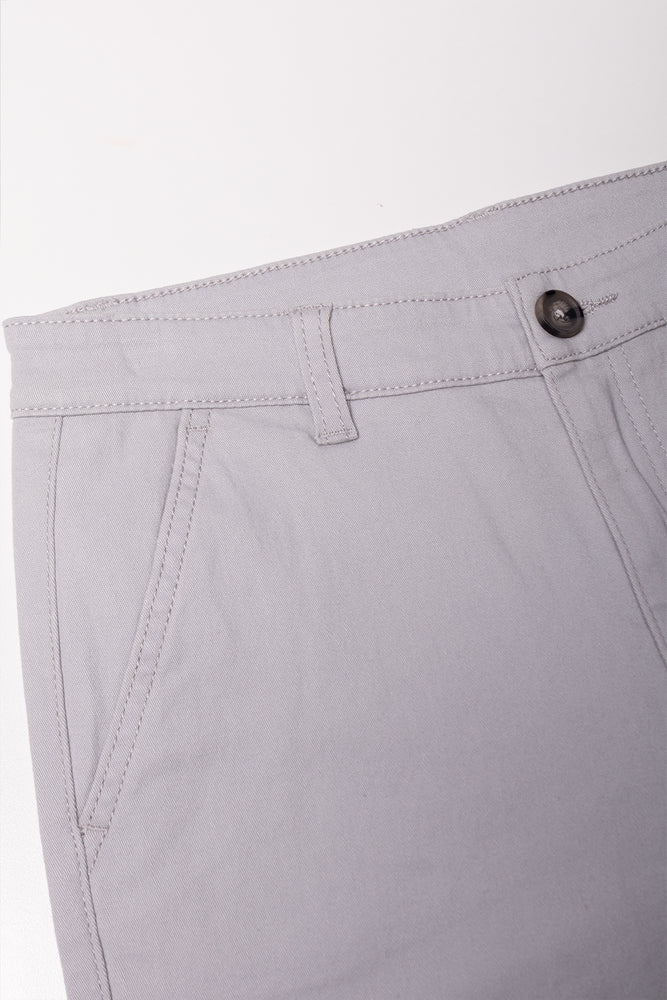 Chino Shorts Light Grey (1)