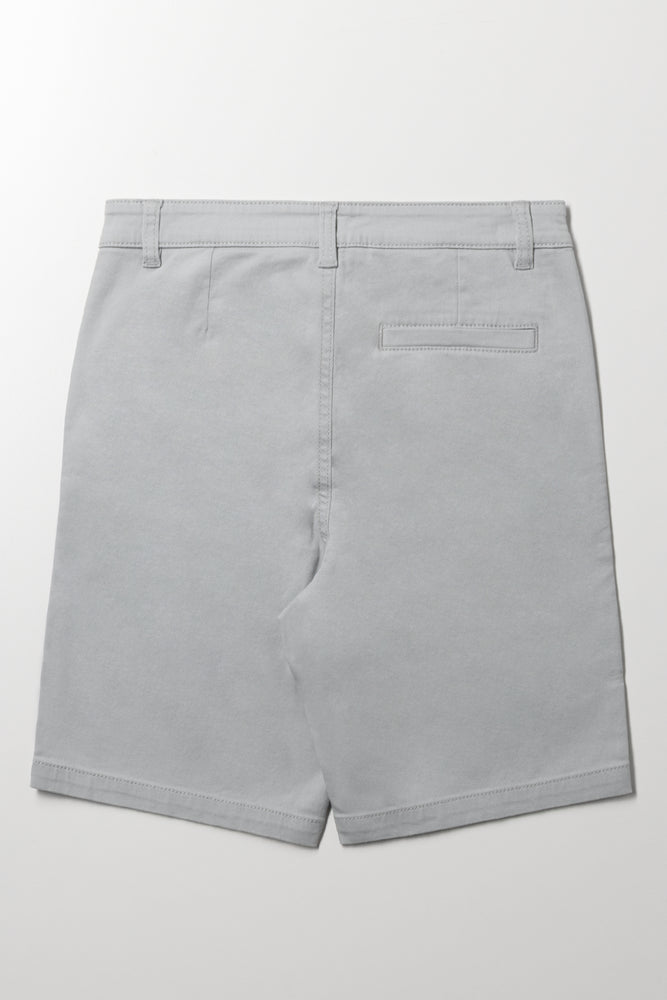 Chino Shorts Light Grey (2)