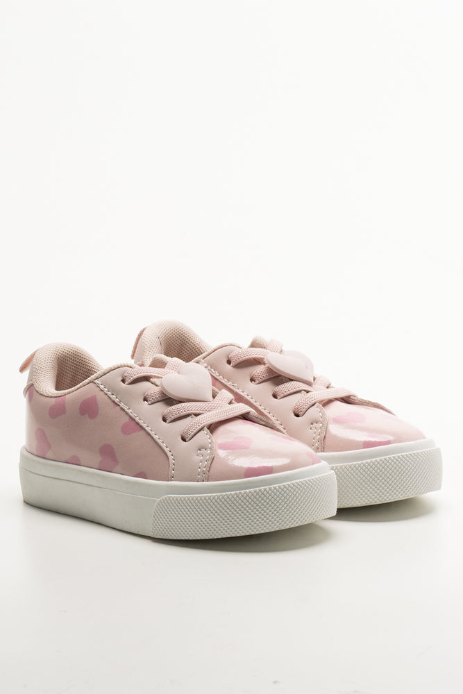 Heart Sneakers Pink