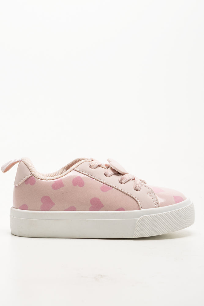 Heart Sneakers Pink