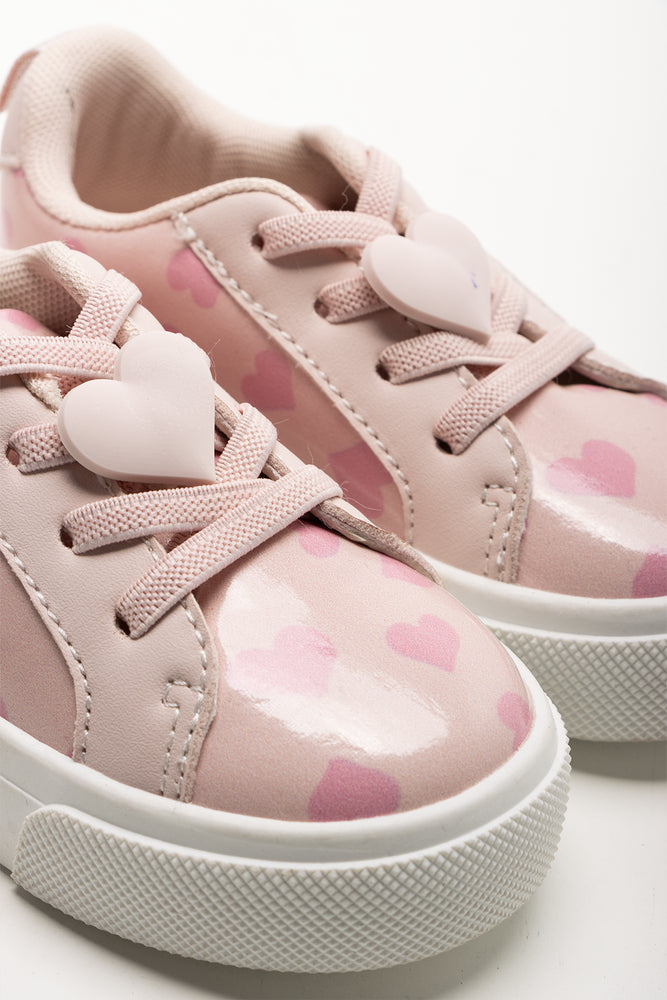 Heart Sneakers Pink (2)