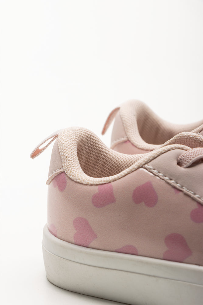 Heart Sneakers Pink (3)