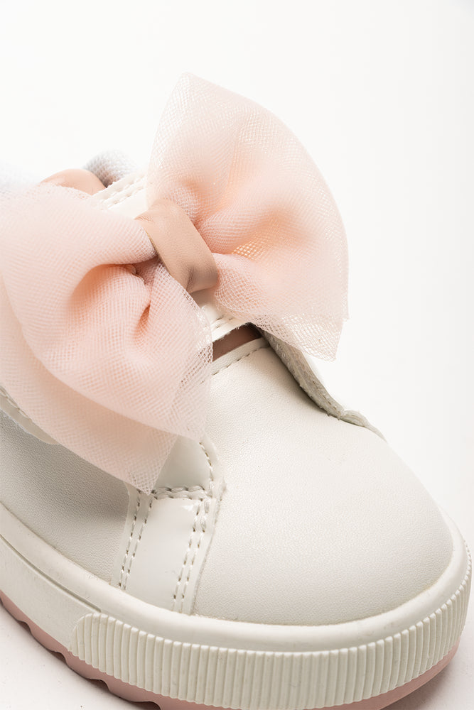 Bow Sneakers White (2)