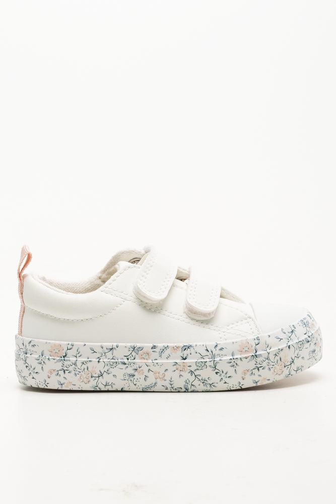Flower Sneakers White