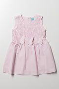 Smocked Dress Pink