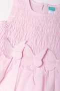 Smocked Dress Pink (1)