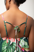 Floral Strappy Maxi Dress Multicolour (3)