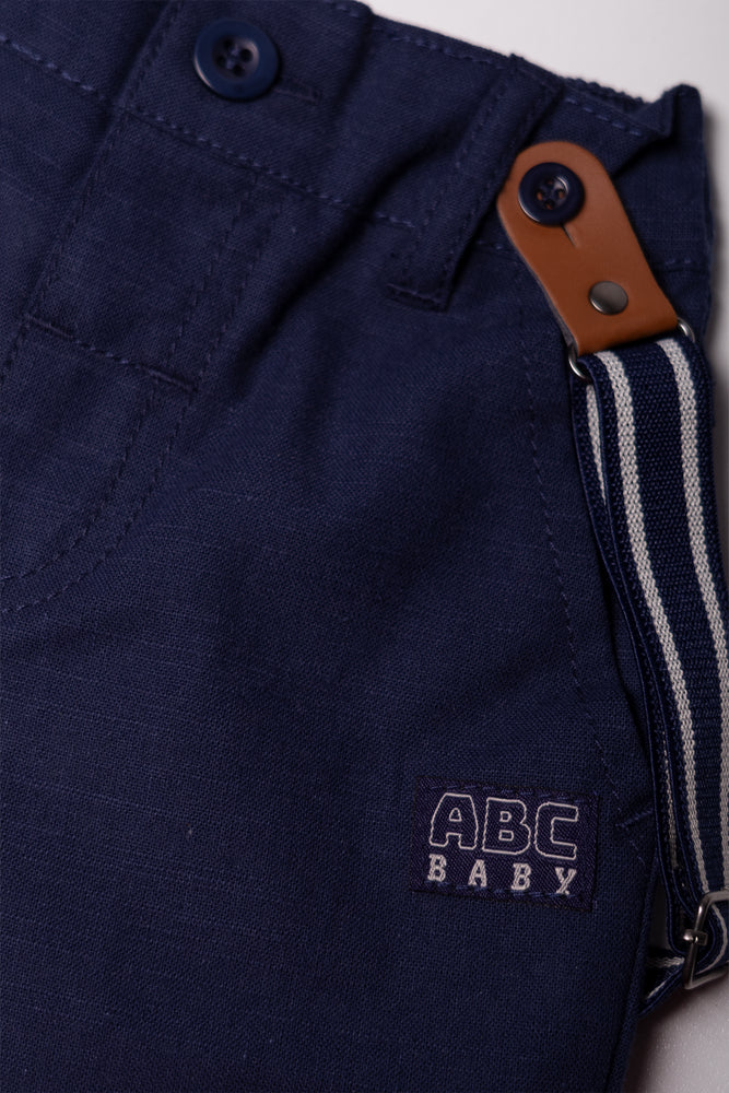 Shorts With Braces Navy
