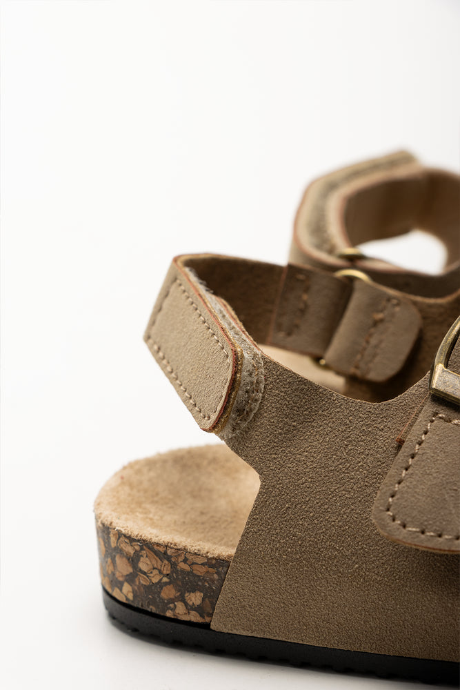 Double Band Sandals Brown (3)