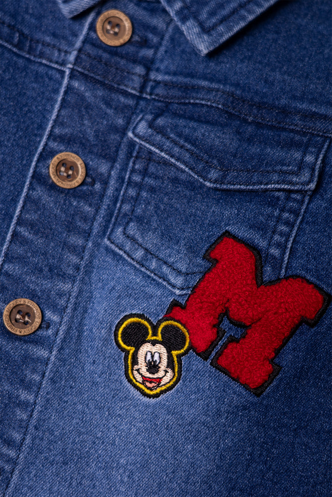 Mickey Mouse Denim Jacket Blue