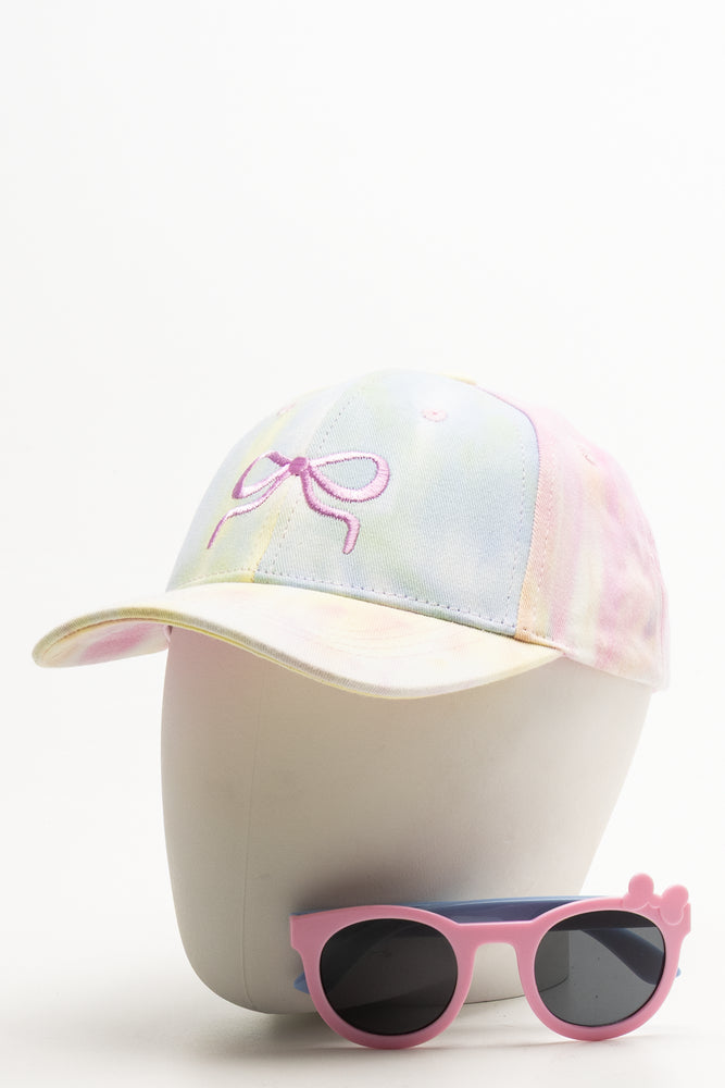 Peak Cap And Sunglasses Set Multi