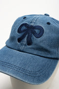 Bow Denim Peak Cap Blue (2)
