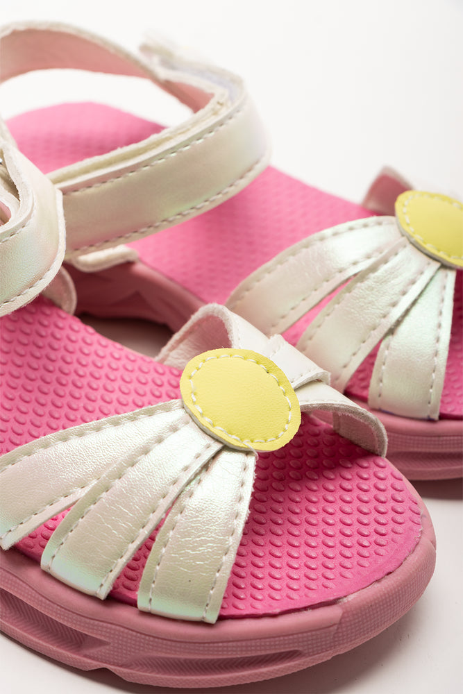 Light Up Sandals Pink And Gold (2)