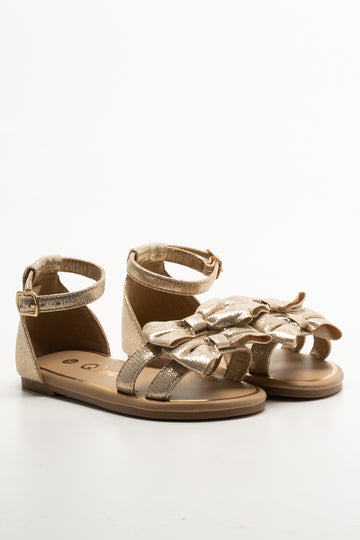 Bow Sandals Gold